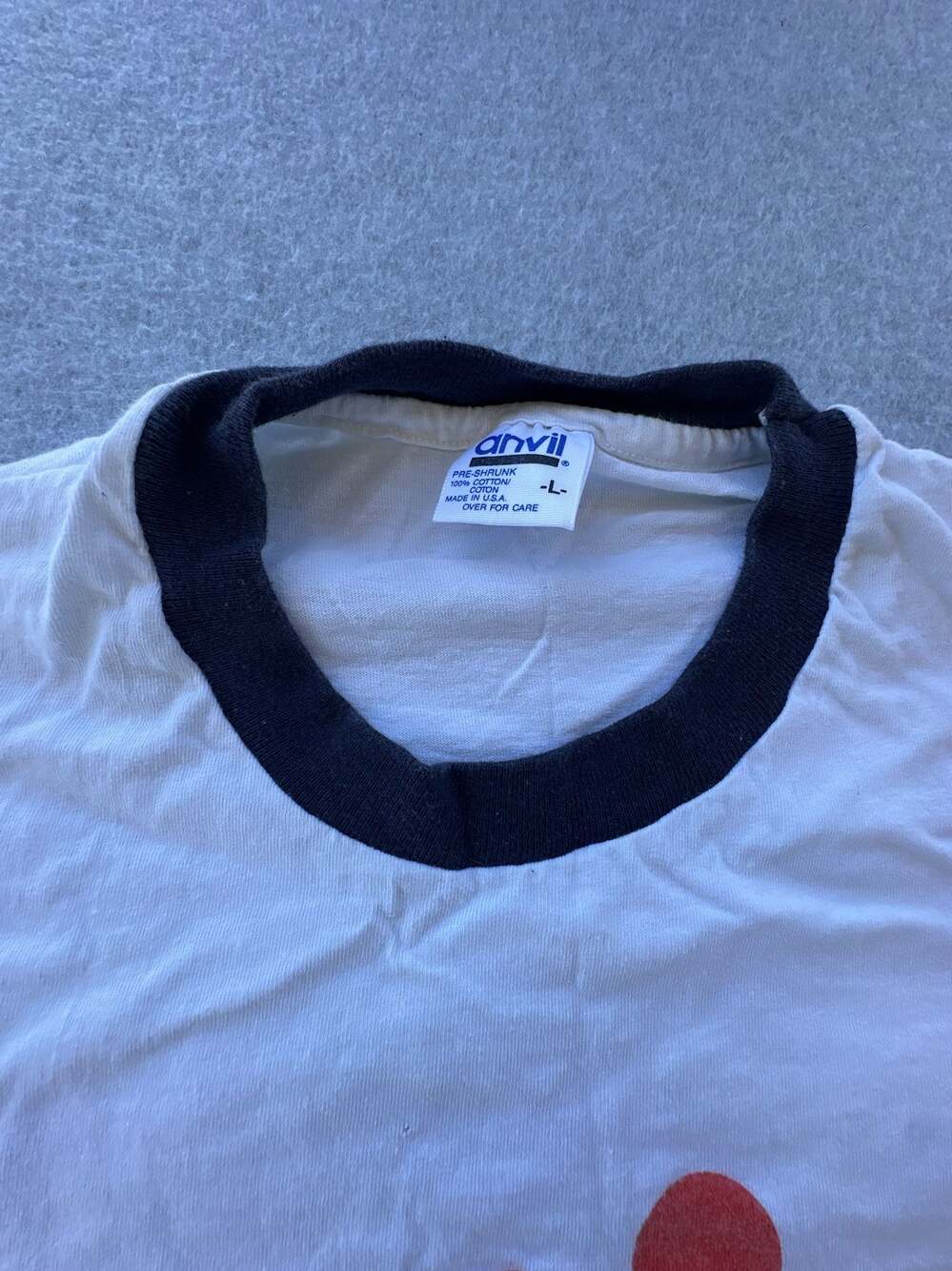 Vintage 1995 Wonder Bread Graphic Ringer T-Shirt White Large View 3